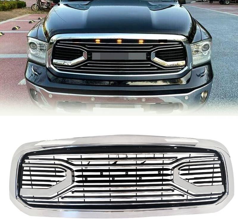 Big Horn Chrome Grille for Dodge Ram 1500