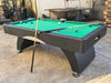 Chic Black Billiards Table for Family Fun