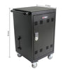 Smart Charge Cart for Tablets and Laptops with Lockable Storage