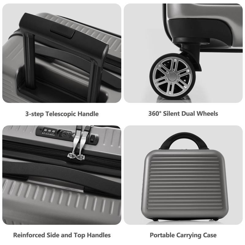 Travel Buddy: Lightweight Carry-On with USB Port and Front Pocket