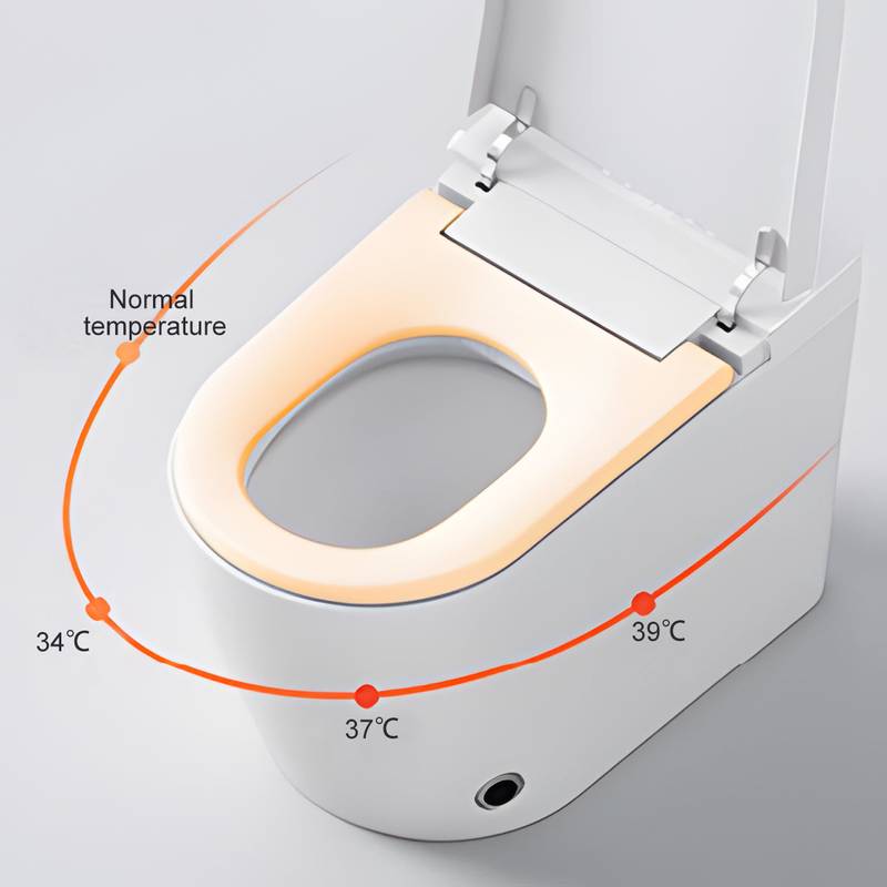 Ultimate Smart Bidet Toilet with Voice Control and Warm Air Dryer