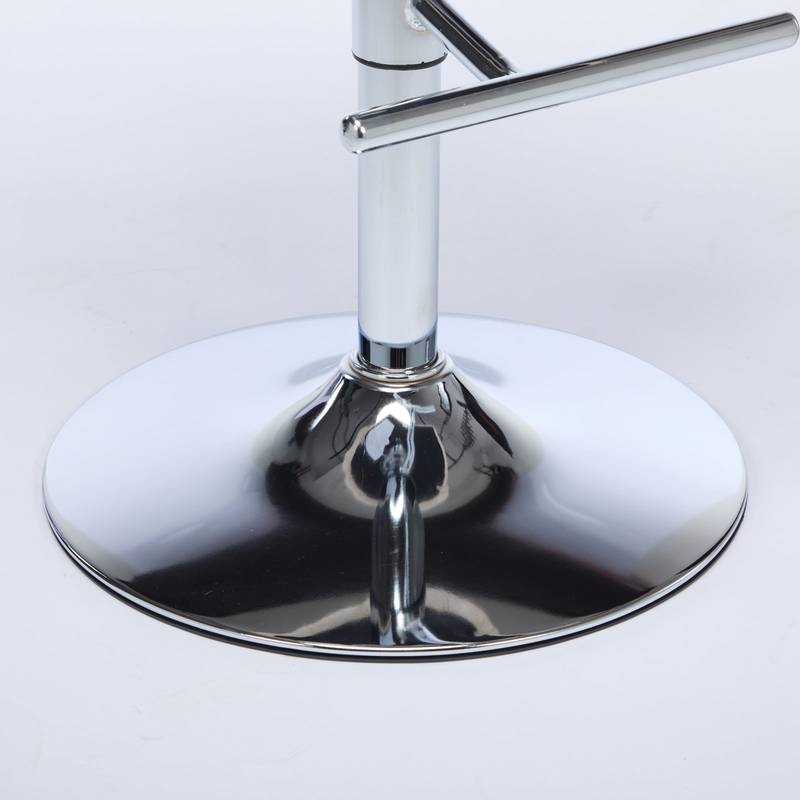 Chic Beige Swivel Bar Stools - Set of Two