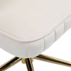 Chic Velvet Swivel Desk Chair