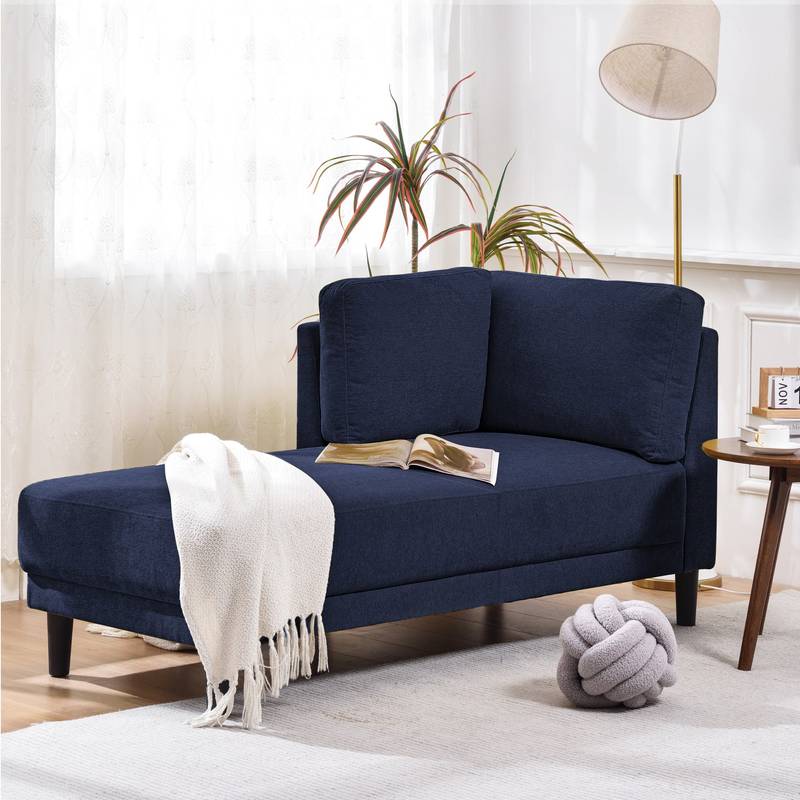 Chic Mid-Century Corner Lounge Chair - Cozy & Versatile!