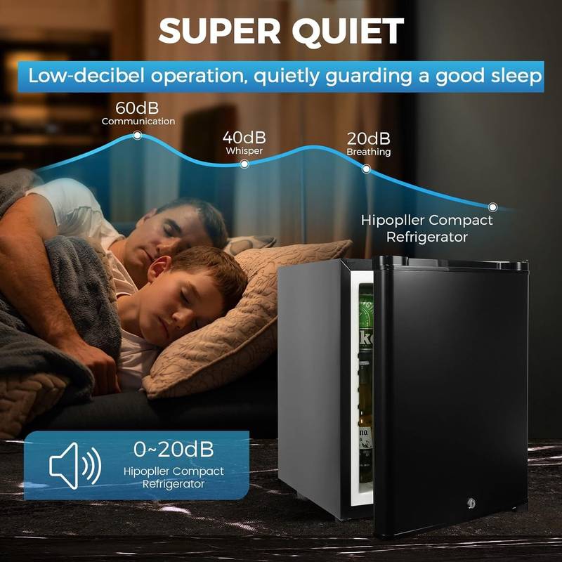 WhisperCool Mini Fridge: The Perfect Silent Sleep Buddy!