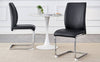 Chic Black Arch Dining Chairs - Set of Two