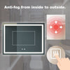 Elegant Touch LED Vanity Mirror - Anti-Fog & Dimmable Magic!