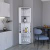 Corner Elegance Bar Cabinet