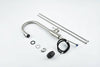 Sleek Brushed Nickel Pull-Down Kitchen Faucet