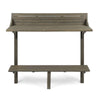 Gray Acacia Wood Balcony Bar Table