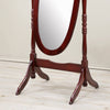 Elegant Cherry Cheval Mirror