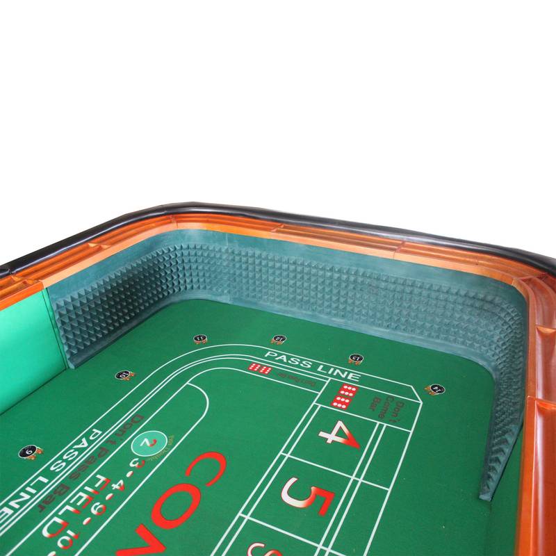 Green Deluxe Craps Table