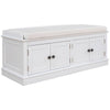 Cozy Shoe Storage Bench with Cushioned Seat