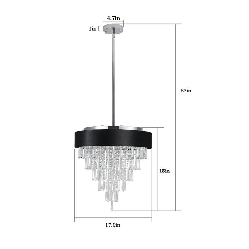Elegant Crystal Round Chandelier for Luxurious Living Spaces