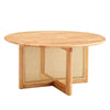 Chic Rattan-Accent Coffee Table