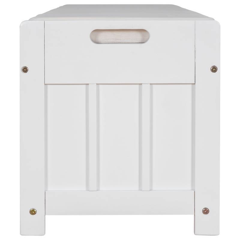 Chic Storage Bench with Cushion and Hidden Space