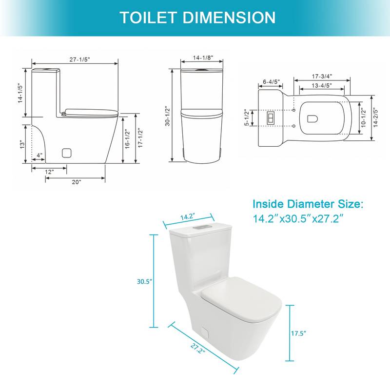 FlushSmart Toilet with SoftClose Seat