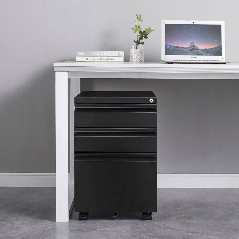 Locking Rolling File Cabinet – Secure & Mobile Storage Solution for Your Office