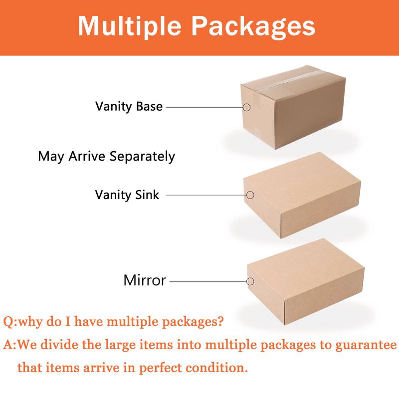 Chic Soft-Close Bathroom Vanity with Sink and Shelves