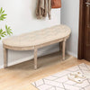 Stylish Halfmoon Entry Bench