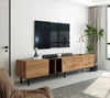 Sleek TV Stand with Ample Storage for Effortless Entertainment