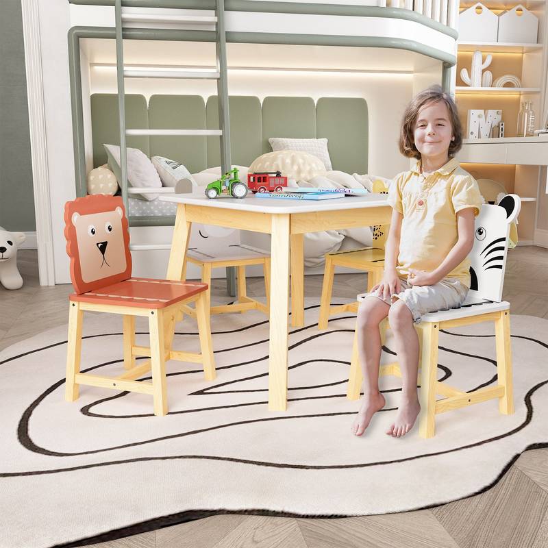 Animal Fun Kids' Table & Chair Set