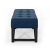 Cozy Navy Ottoman