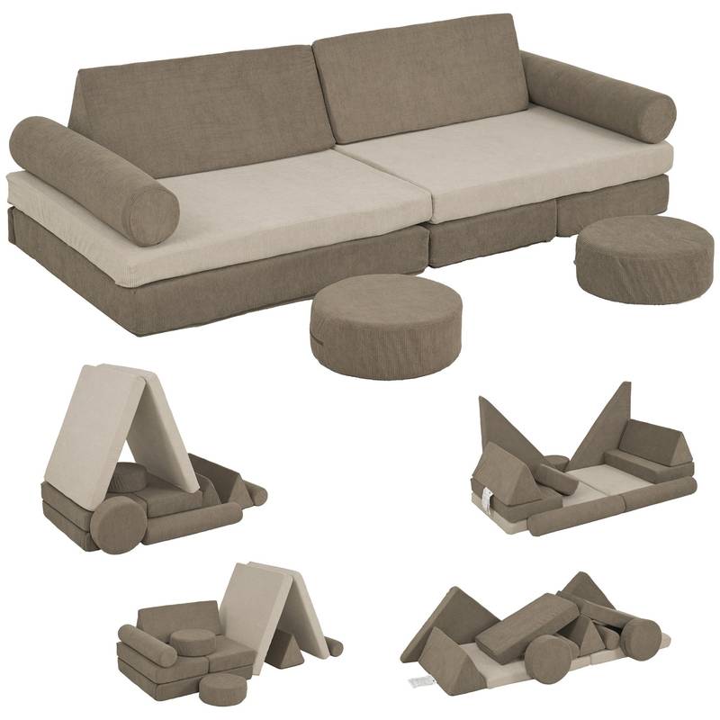 Cozy Kids Play Couch - Fun & Versatile Lounger