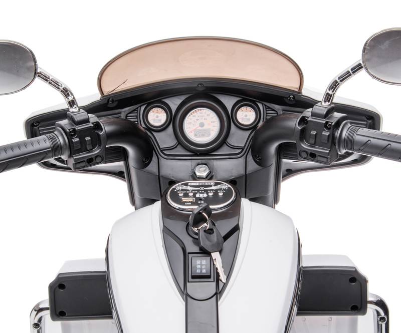 Double Fun Electric Ride-On Motorcycle for Kids