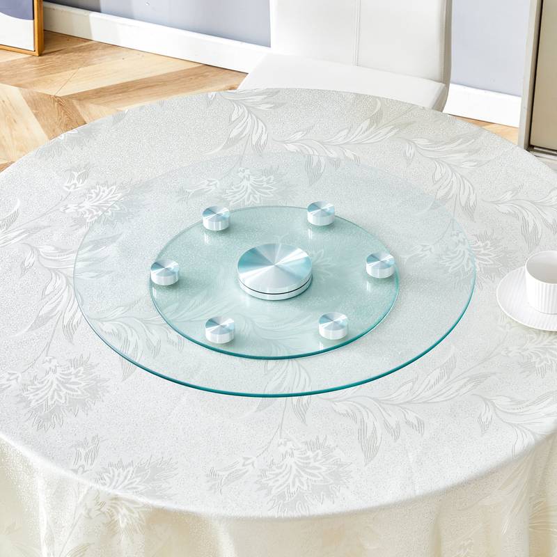 Spin & Store: Double-Layer Glass Organizer