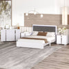 Dreamy LED Bedroom Set with Glam Mirror Accents