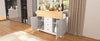 Stylish Rolling Kitchen Island with Drop Leaves and Storage