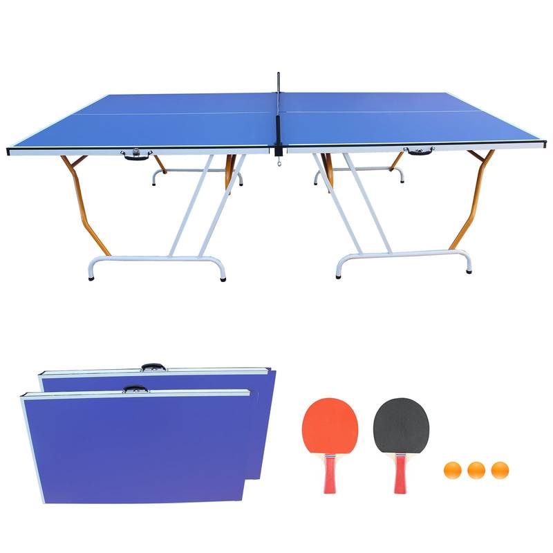 Ultimate Portable Ping Pong Set - Foldable Table with Paddles and Balls