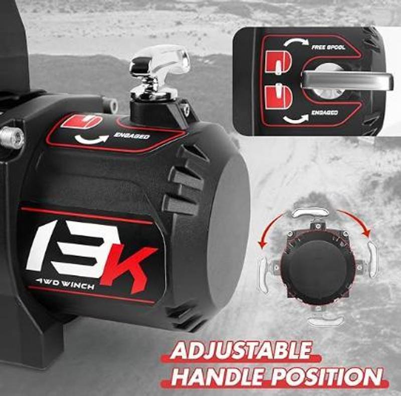 PowerPull Wireless Winch with Synthetic Rope