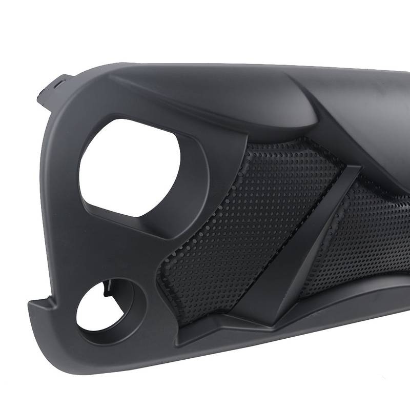Spooky Jeep Grille Halloween Cover - Matte Black
