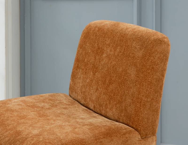 Cozy Orange Accent Chair