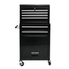 Rolling Tool Chest on Wheels – Black Storage Cabinet with Drawers