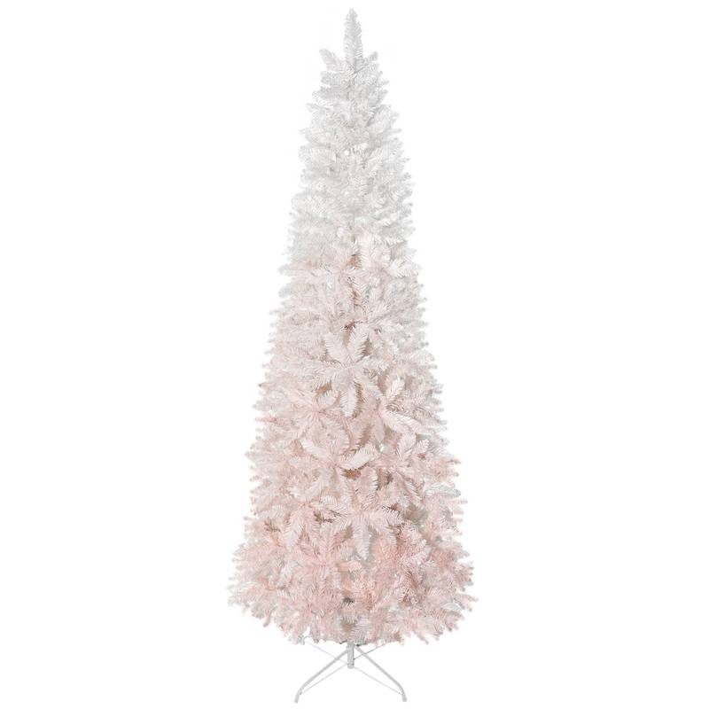 Charming Pink & White Pencil Christmas Tree