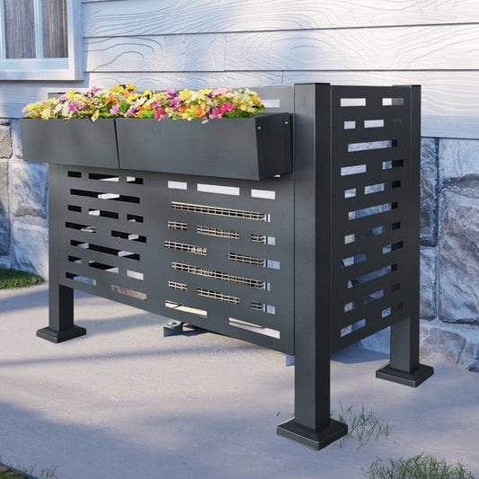 Air Conditioner Privacy Screen - Stylish Outdoor Cover