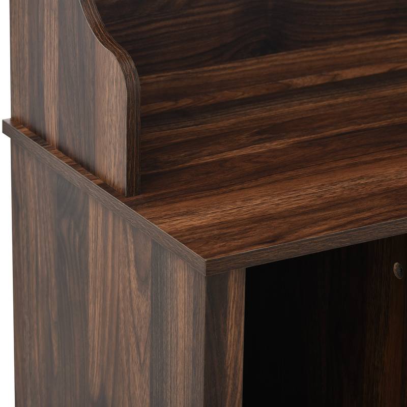 Entryway Essentials: Stylish Hall Tree with Hooks & Storage Bench