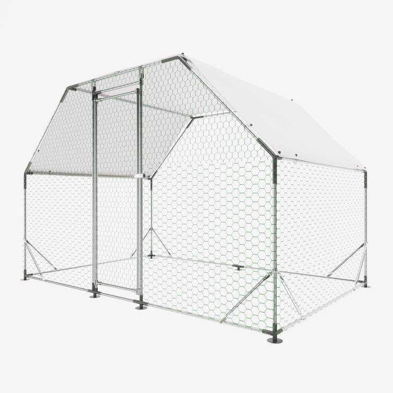 Walk-In Chicken Coop with Waterproof Cover