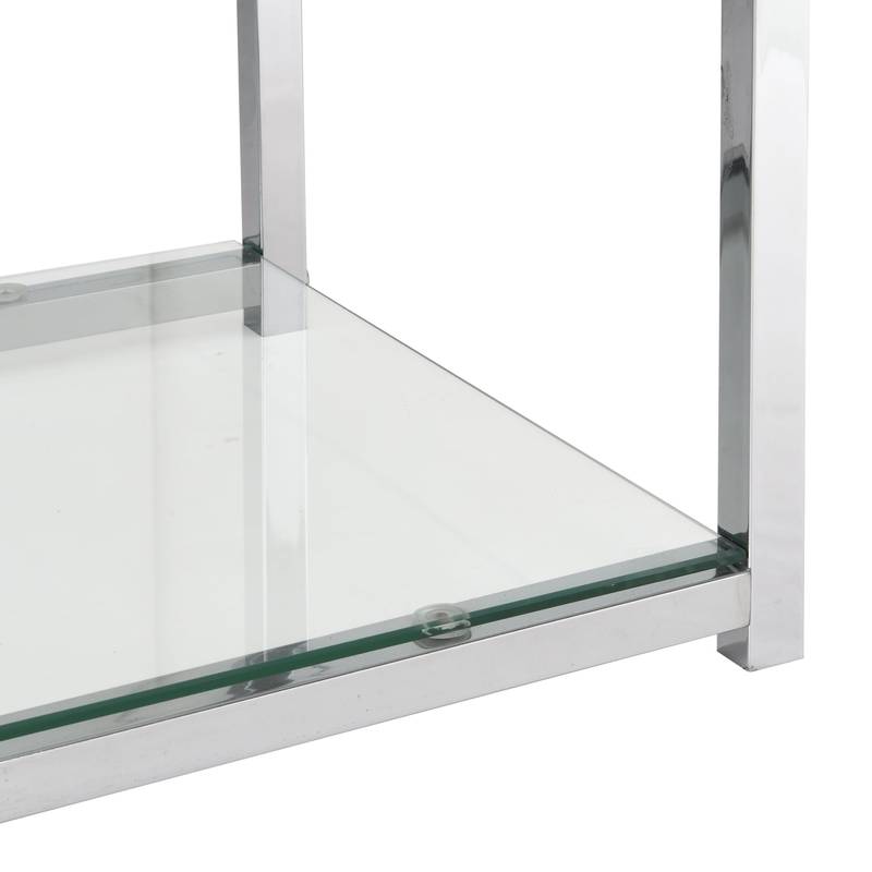 Chic Home Bar Trolley with Glass Holder and Wine Rack