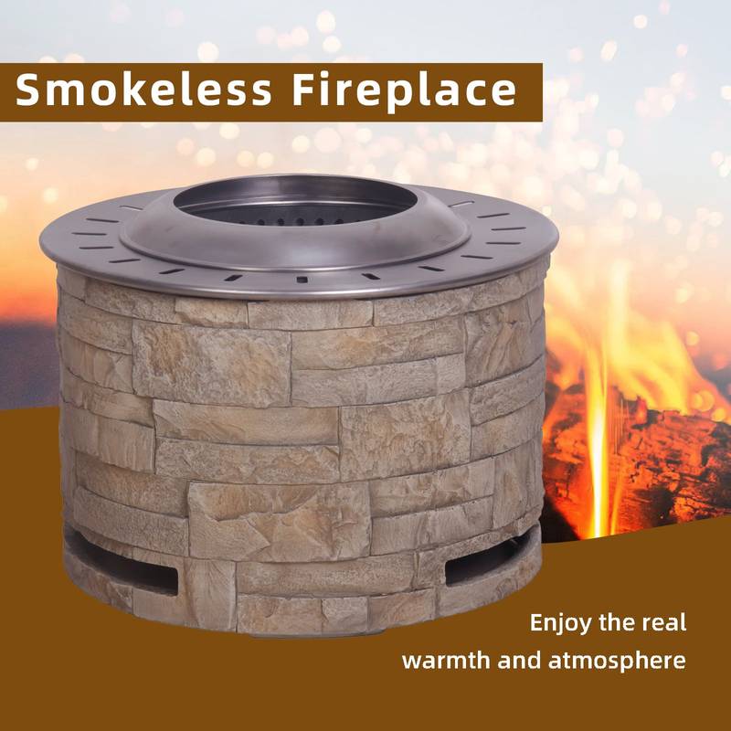 Cozy Campfire Smokeless Firepit