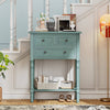 Charming Slim Console Table with Drawers