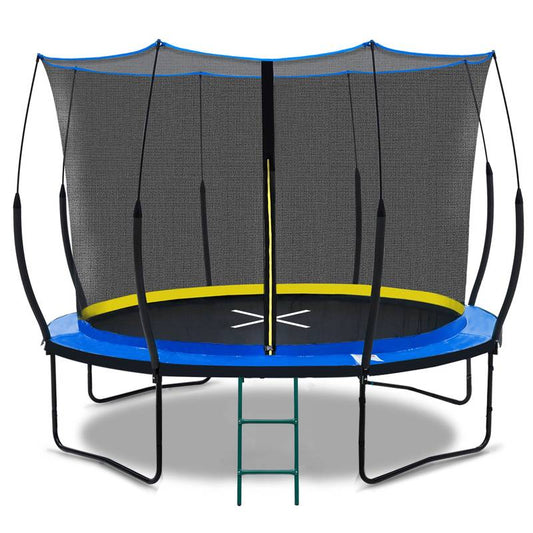 Blue Trampoline Safety Net with Elastic Ropes