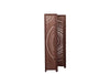 Charming Brown Wood Folding Room Divider