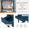 Navy Slim Storage Console Table