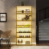 Chic LED Wine Tower Cabinet