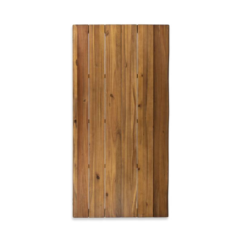 Zion Rustic Wood & Metal Dining Table