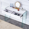 Eco-Friendly Minimalist Dresser & Desk with Double Drawers
